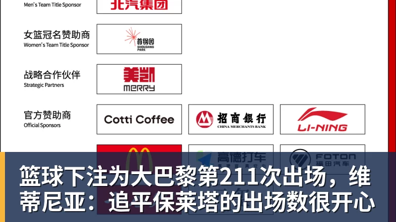 篮球下注为大巴黎第211次出场，维蒂尼亚：追平保莱塔的出场数很开心